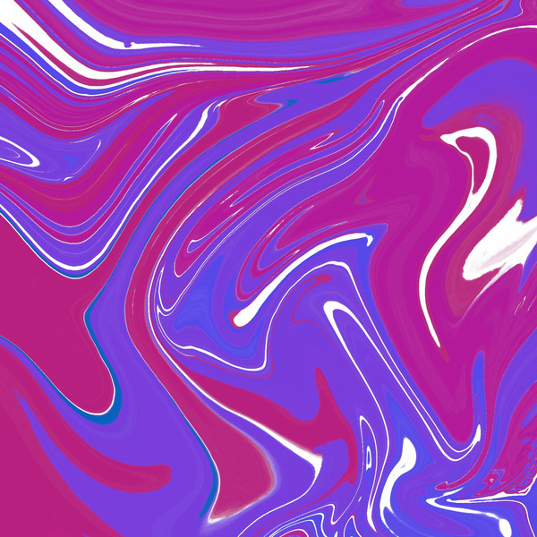 Wild Berry Acrylic Pour Print