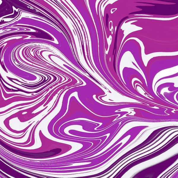 Berries and Cream Acrylic pour Print