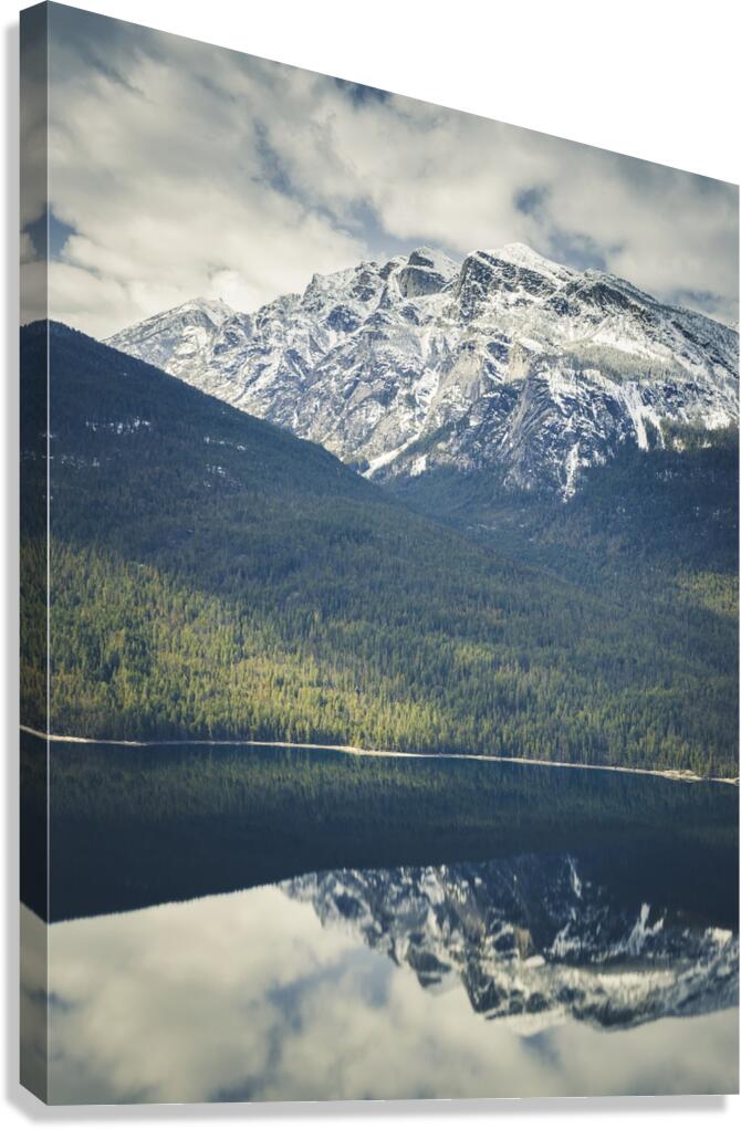 Slocan Lake Reflection Canvas Print