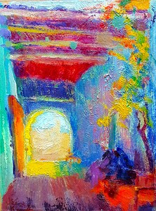 Open door.