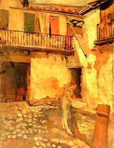 Rome - House and lady