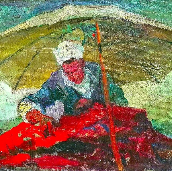 Carpet maker. Print