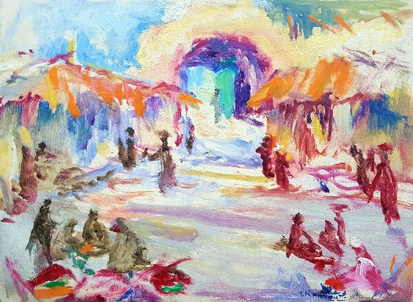 Market place.. Print