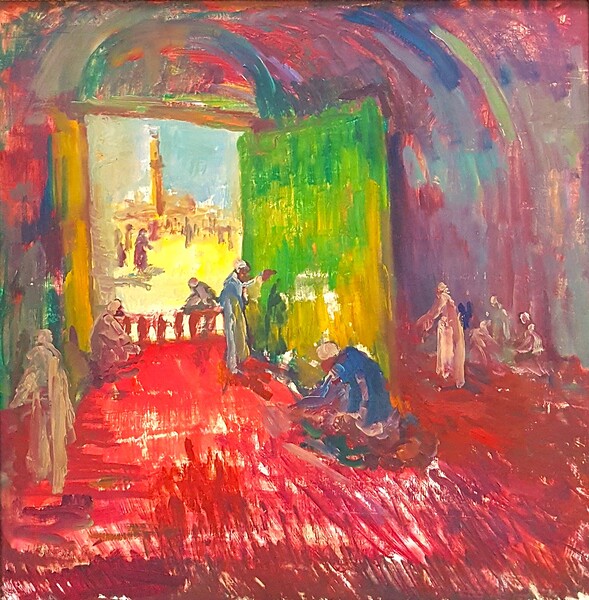 Mosque Entrance.. Print