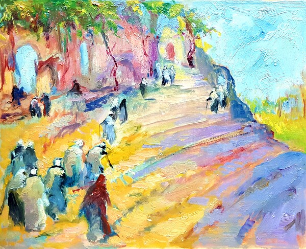 Shrine of El Shaikh. Print