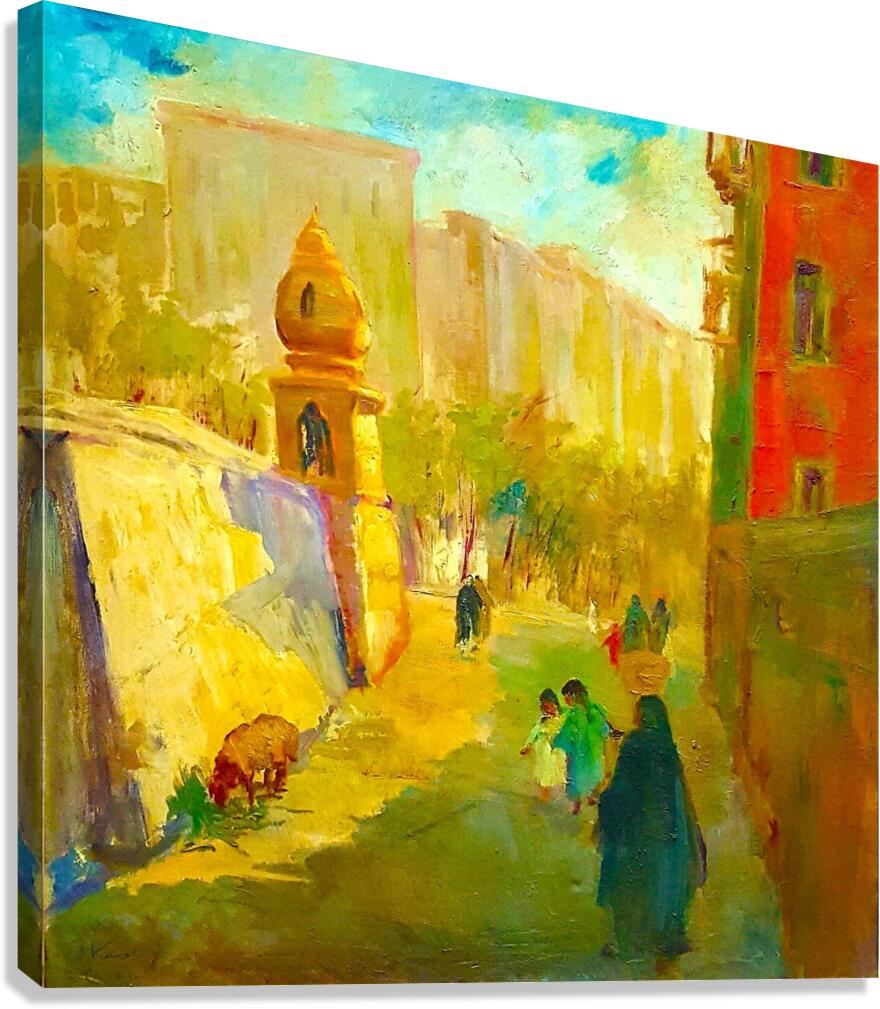 Shrine in a Village Canvas Print