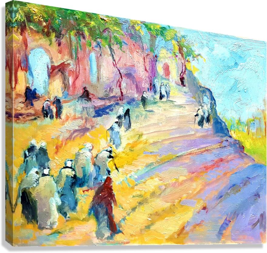 Shrine of El Shaikh. Canvas Print