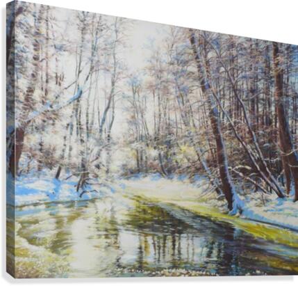 February sparkles Canvas Print