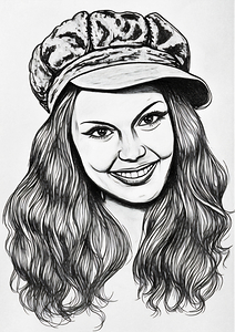 ArtX6 beauty pencil sketch enhanced