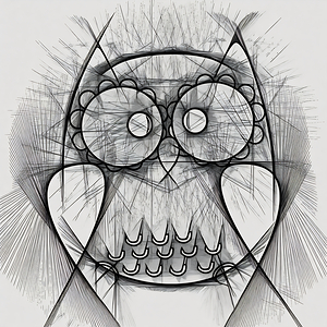 owl pencil sketch 240807