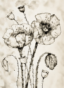 ArtX 523 poppies