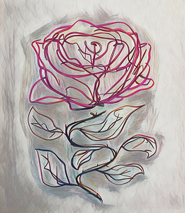 ArtXcl 367 Flower Rose