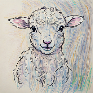 ArtXcl 373 baby lamb