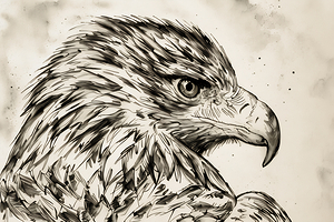 ArtX 534 eagle face