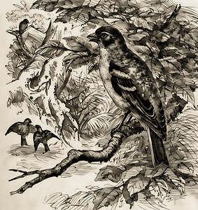 ArtX 530 birds forest