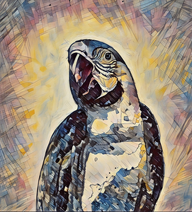 ArtXcl 311 Macaw Perrot pencil sketch