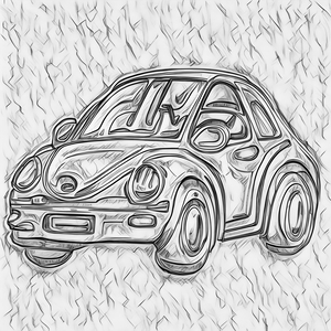 ArtX 02 automobile-sketch-charcoal