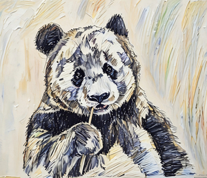 ArtXcl 345 panda-pencil sketch