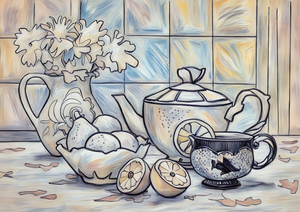 ArtXcl 347 Still life pencil sketch