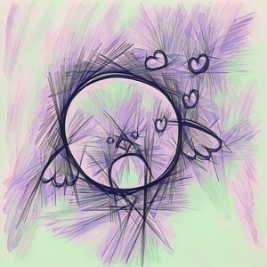 ArtXcl 356 bird - hearts