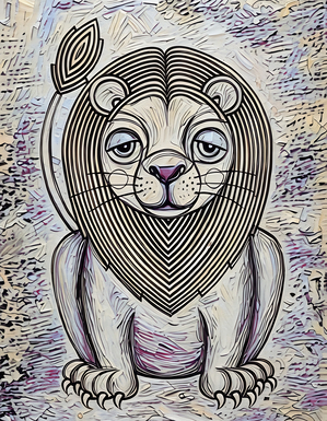 ArtXcl 385 lion-sketch