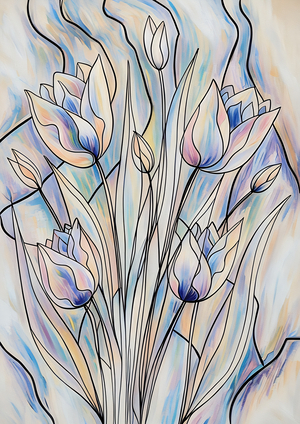 ArtXcl 389 flower-flames