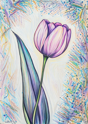 ArtXcl 409 flower-tulip