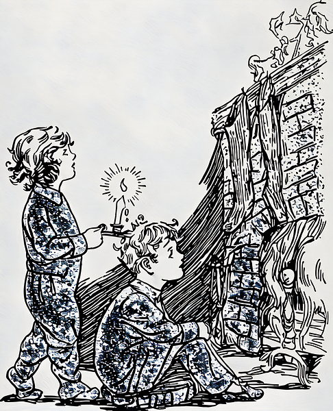 ArtX 08 two children  Print