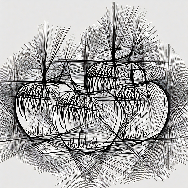apples pencil sketch 240801