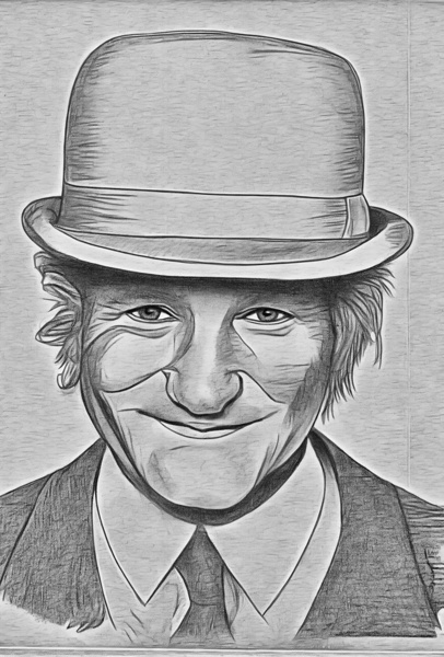 Robin Williams charcaol drawing 2408238