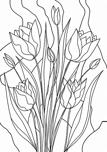 flower sketch 2408228  Print