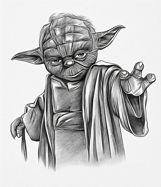 yoda sketch charcoal 2408247