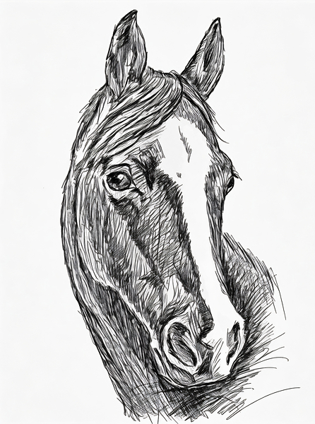 ArtX 35 Horse  Print