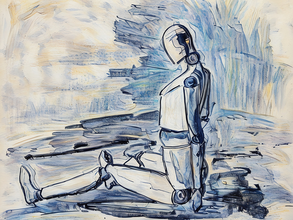 ArtXcl 313 Robot - Doll Petre Print