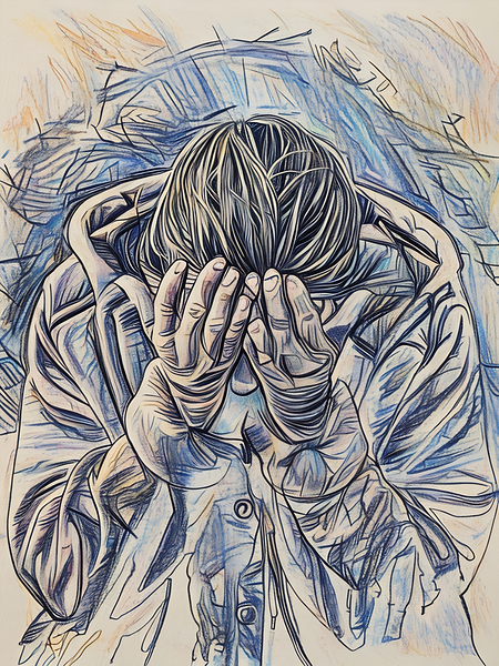 ArtXcl 323 woman praying Print