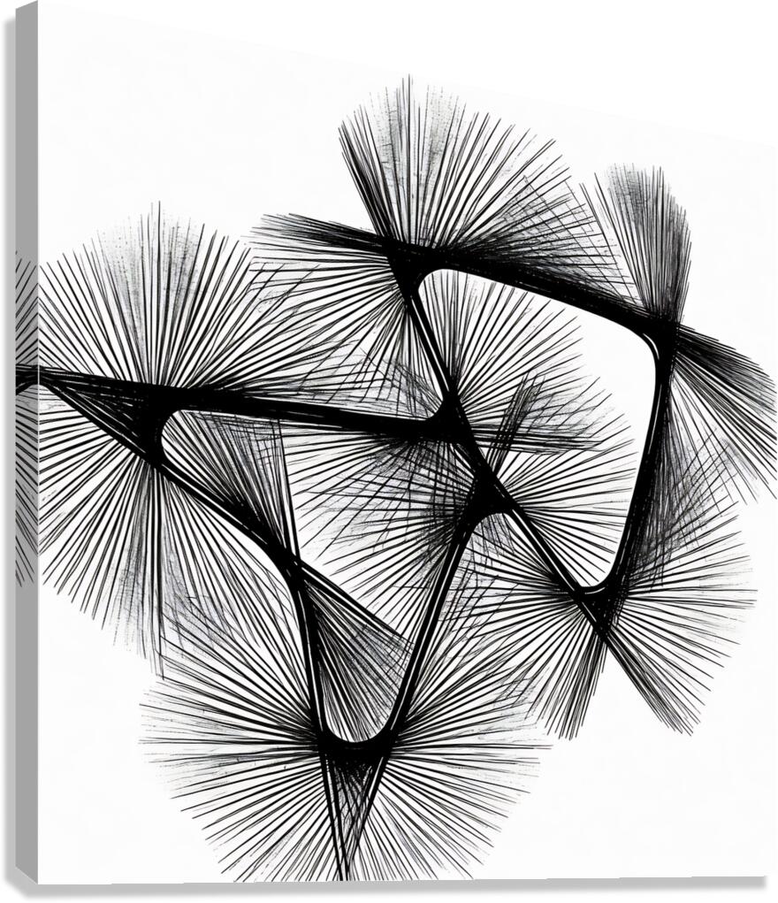 arrows pencil sketch 240803  Canvas Print
