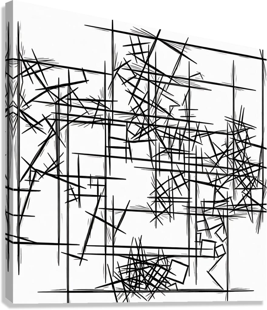 scribbles 240810  Canvas Print
