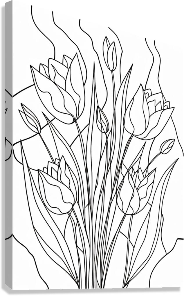 flower sketch 2408228  Canvas Print