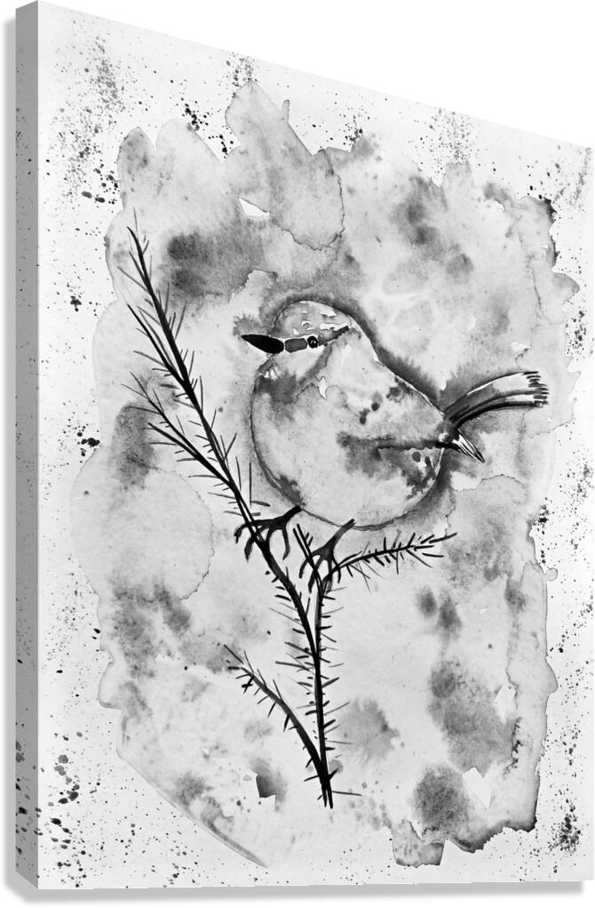 ArtX 13 bird on a branch  Canvas Print