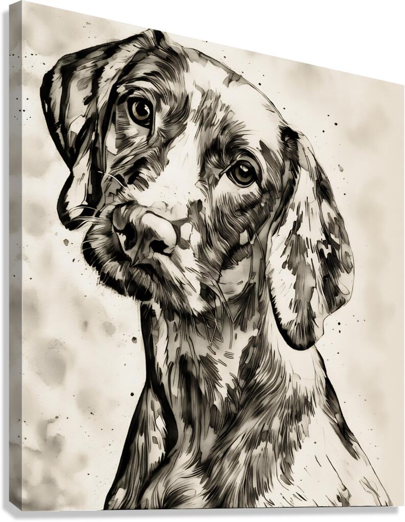 ArtX 504 dog  Canvas Print