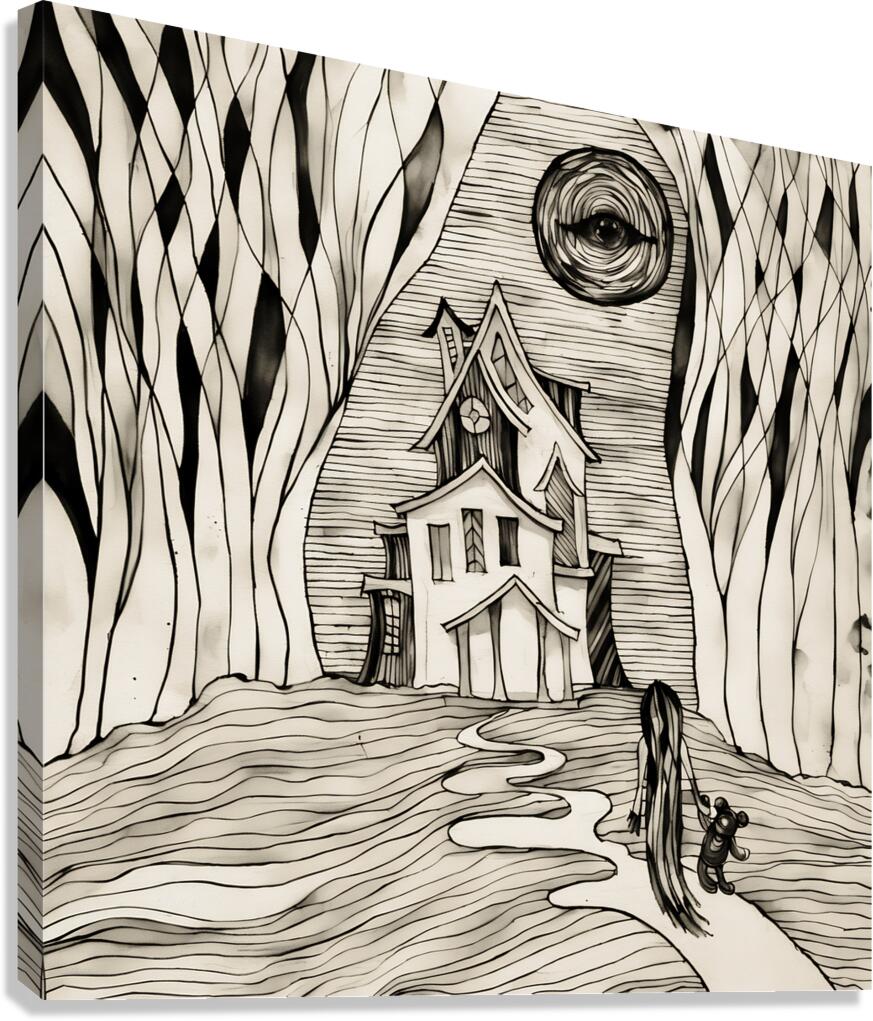 ArtX 518 abandoned house  Canvas Print