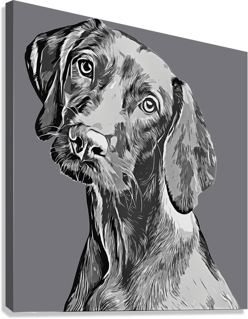 ArtX 04 dog  Canvas Print