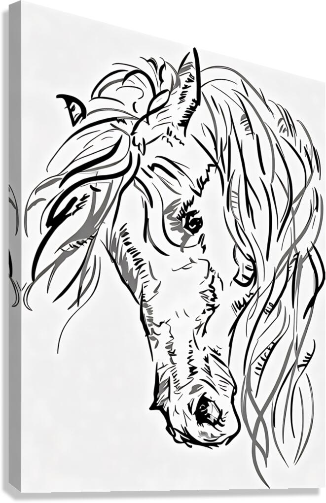 ArtX 37 Horse  Canvas Print