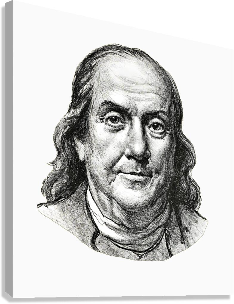 ArtX 26 benjamin franklin  Canvas Print
