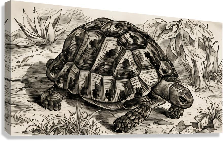 ArtX 532 tortoise  Canvas Print