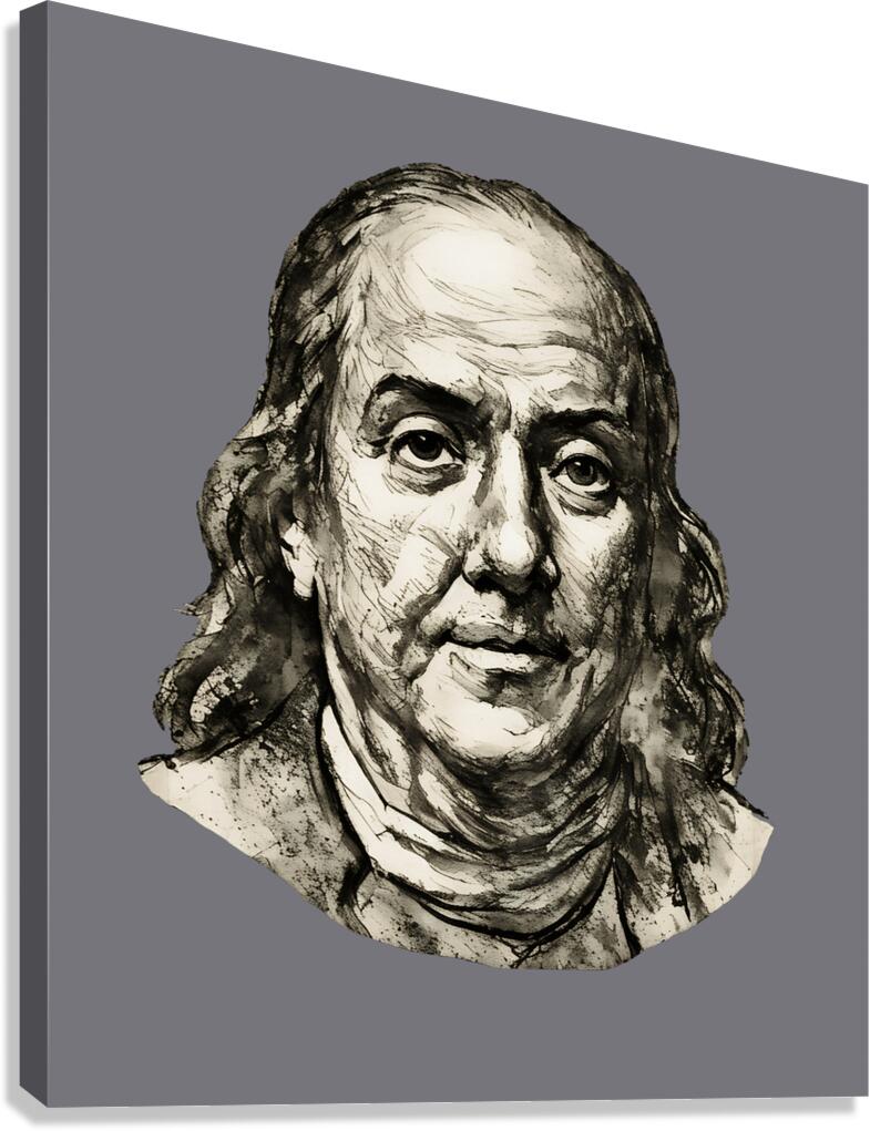 ArtX 526 benjamin franklin  Canvas Print