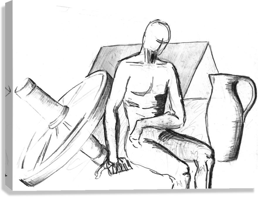 ArtX 47 man Petre  Canvas Print