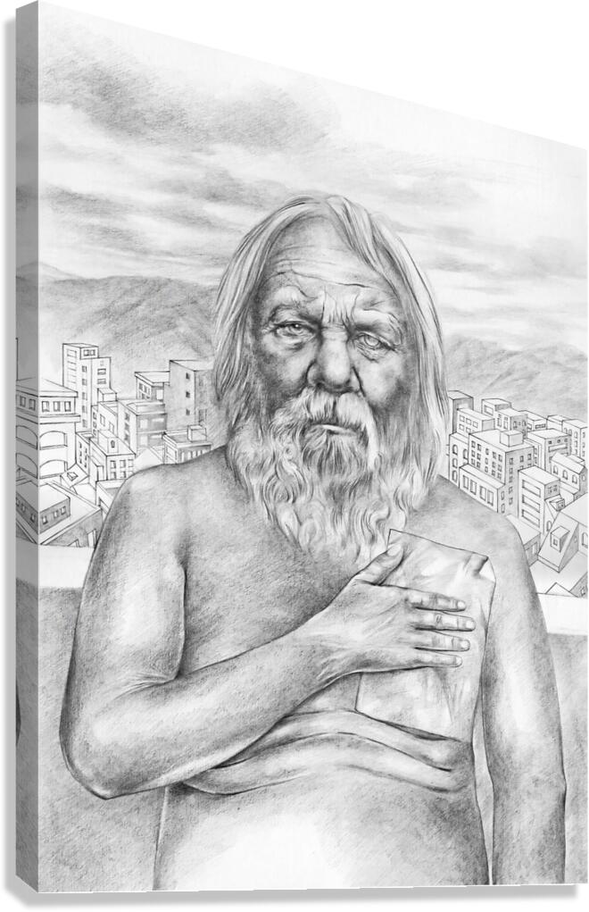 ArtX 42 man  Canvas Print