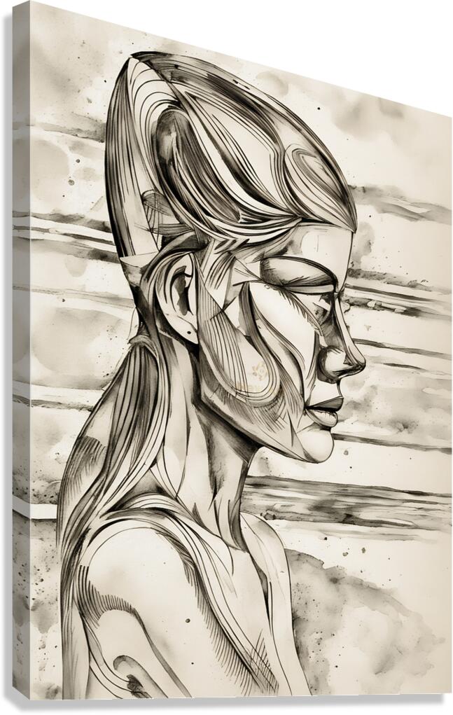 ArtX 538 woman  Canvas Print