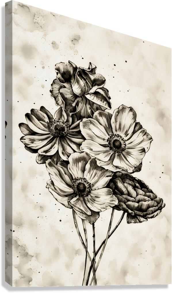 ArtX 543 flowers  Canvas Print